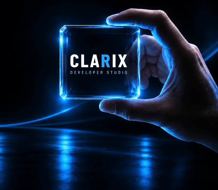 CLARIX – ruka s krychlí